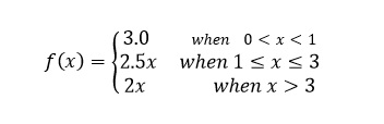 uses or application or real life example on piecewise function